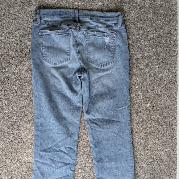 LOFT Sky Blue Cropped Jeans - Picture 7 of 10